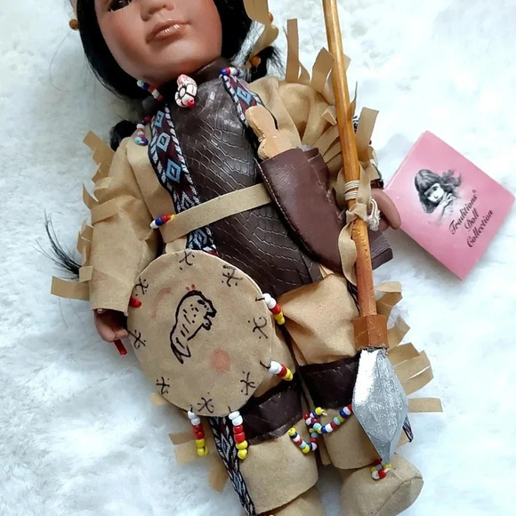 Native American Traditions Porcelain Doll - Picture 3 of 11